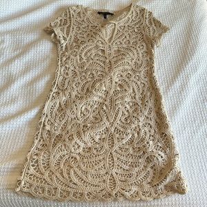 BCBGMAXAZRIA Crochet Dress